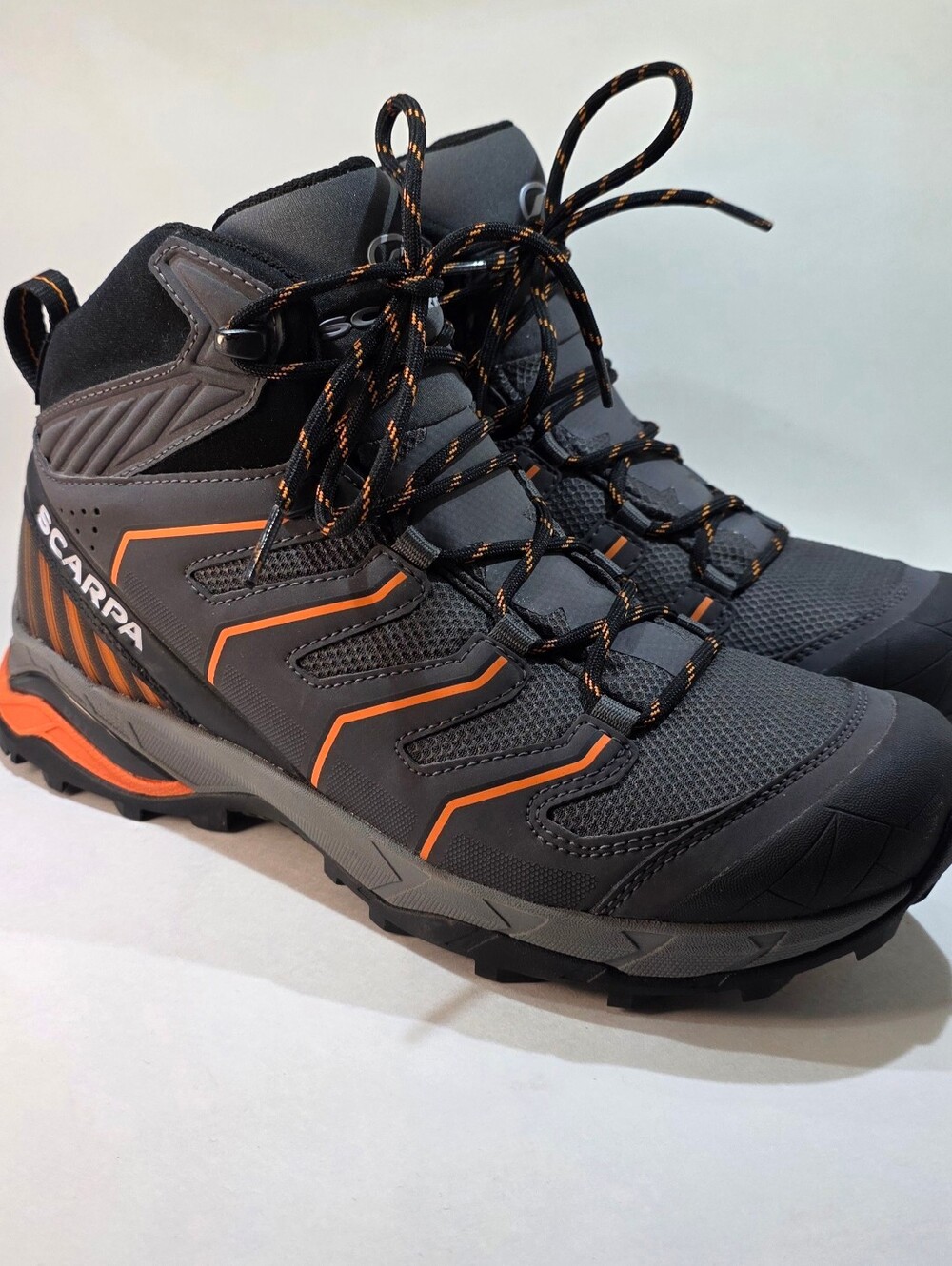 Scarpa Maverick Mid GTX Grey/Orange Early Season Lightweight Hiking Hunting 8
